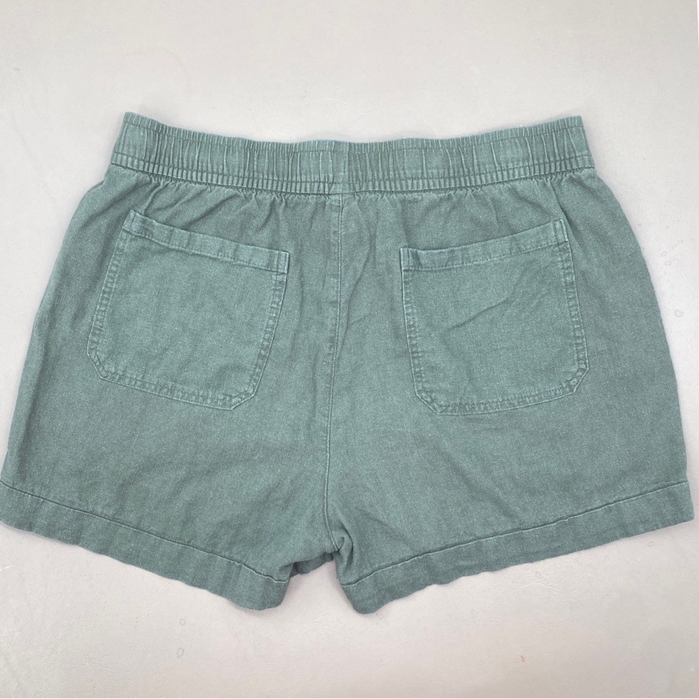 Old Navy Linen Women's Olive Green Casual Shorts Size Medium - Picture 4 of 8
